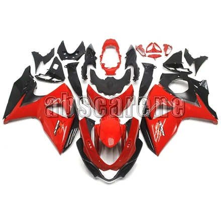 Конфетный красный матовый черный полный обтекатель комплект для Suzuki GSXR1000 K9 2009- 10 11 12 13 14 15 16 литьевой мотоцикл капот