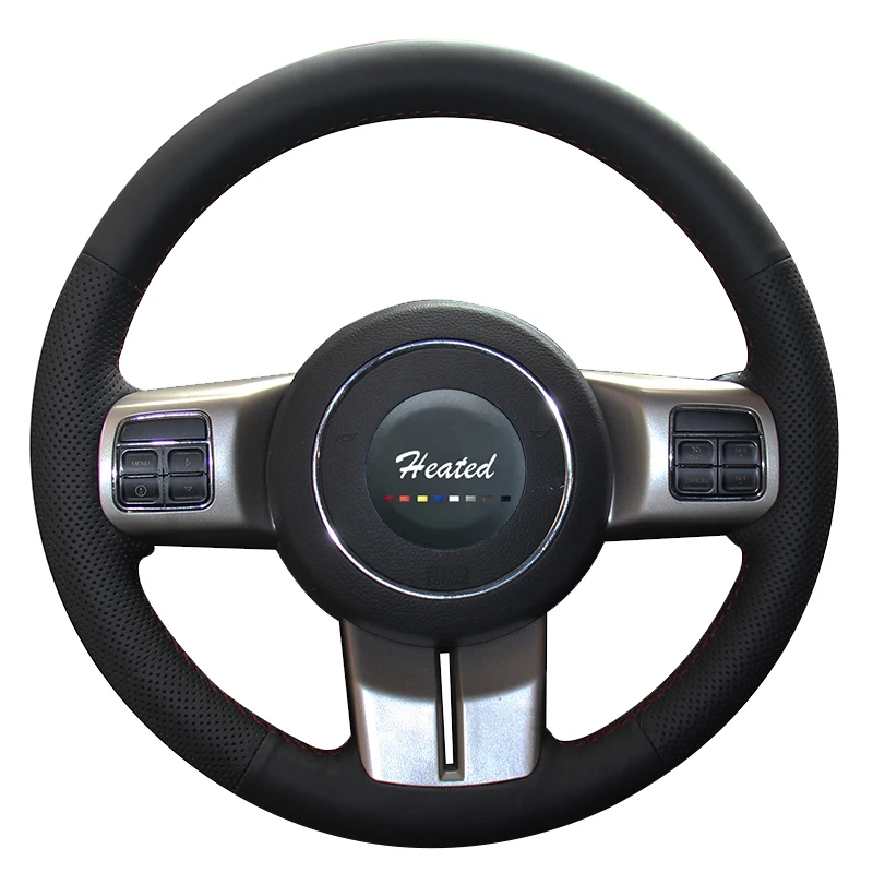 Чехол на руль для Jeep Grand Cherokee 2011 2013 компас Wrangler Patriot 2016 оплетка руль|steering wheel cover|wheel