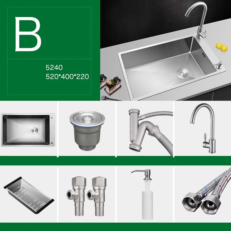 Куба Para Lavandino Waschbecken Inoxidable Lavello Spoelbak Кухня умывальник Fregadero De Cocina Pia Cozinha Dishwash раковина