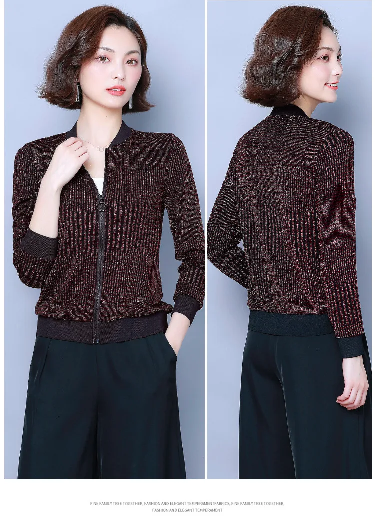 9830 Photo Shoot Autumn Clothing New Style Tops Elegant Versatile Joint Baseball Clothing Cropped Jacket Long Sleeve Women'
