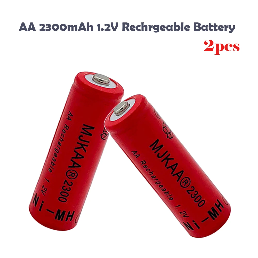 2/4/6/8 шт. AA 1 2 V 2300 мА/ч никель-металл-гидридных аккумуляторных батарей 100% Высокое