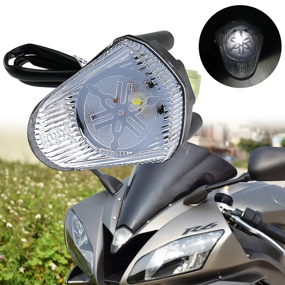 

Аксессуары для мотоциклов YAMAHA YZF R6 2006-2007, передний и центральный Габаритные светодиодные фары, фары, противотуманные фары
