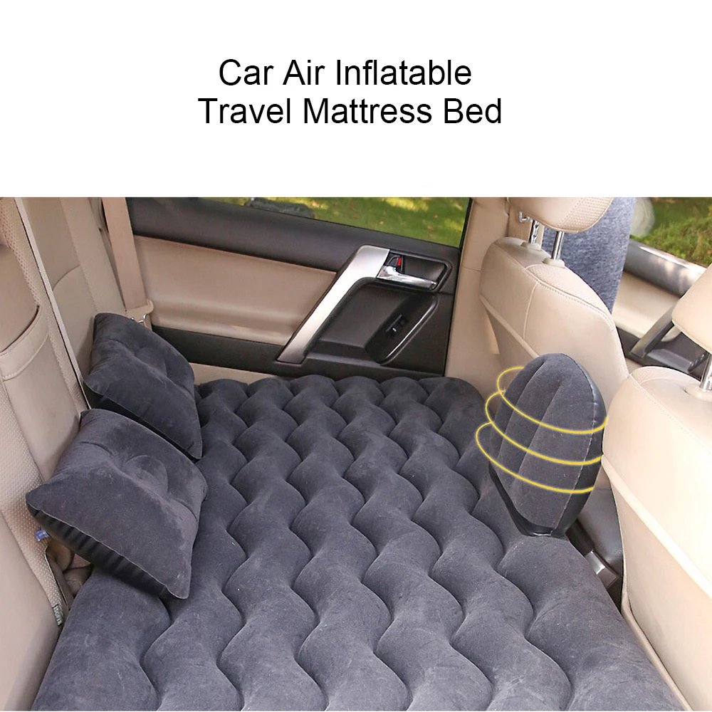 Tanie Przenośny materac sofa dmuchana łóżko samochodowe nadmuchiwane plecy poduszka na siedzenie wielofunkcyjna