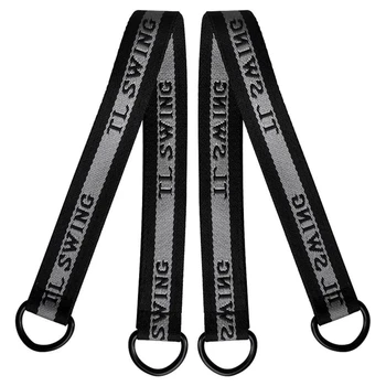 

Hot 2Pcs Tree Swing Hanging Straps Kit with Safer Lock Snap Carabiner Hooks for Tree Swing & Hammocks Carry Pouch Easy Fast