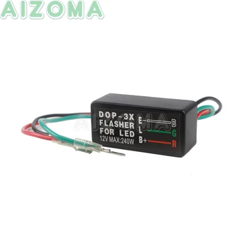 

3 Pin DC12v Universal LED & Halogen Turn Signal Blinker Light Flasher Relay Controller For Scooters Dirt Bike Off-Road ATV