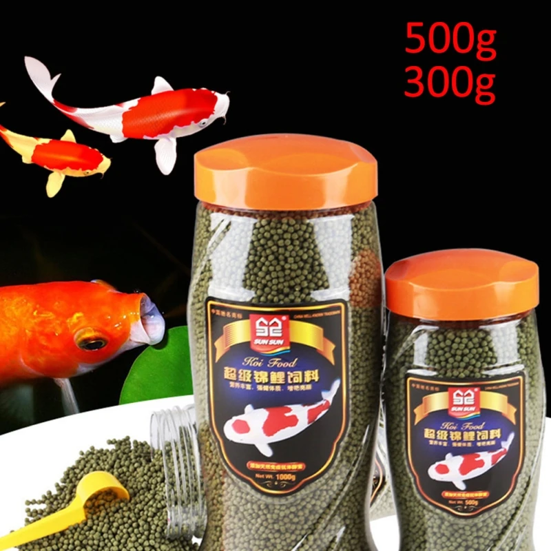 EZLIFE Koi корм Спирулина Рыбная еда Золотая рыбка Карп корм для рыб 500 г 300 г еда декоративная еда PXP2209#109 аквариумные рыбки G2P2