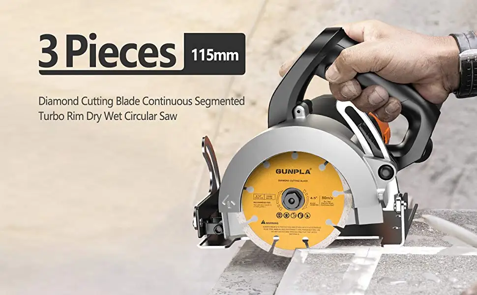3pcs 115mm Diamond Cutting Blade Continuous Segmented Turbo Rim Dry Wet Circular Saw Cutter Angle Grinder Disc 7 8 Inch Arbor Saw Blades Aliexpress