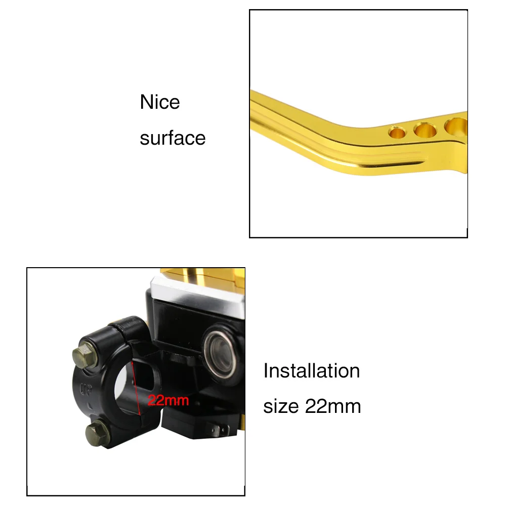 Alconstar- Dirt Bike Handle Accessories Front Brake Lever 50CC-300CC Cylinder Hydraulic Pump Motorcycle Universal Scooter Clutch