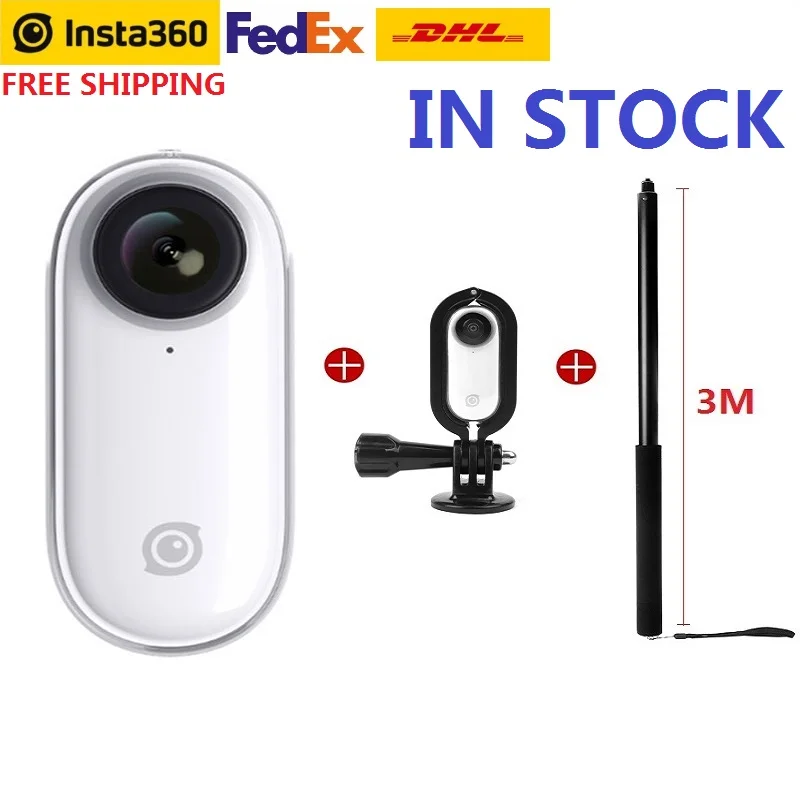 In Stock Insta360 GO New Action Camera AI Auto Editing Hands-free Insta 360 Go Smallest Stabilized Camera For iPhone& Android