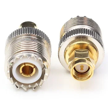 

RF Coax SO-239 Adapter Converter Portable Durable Female To SMA Male Connector Universal Antenna WIFI Microwave Adapter