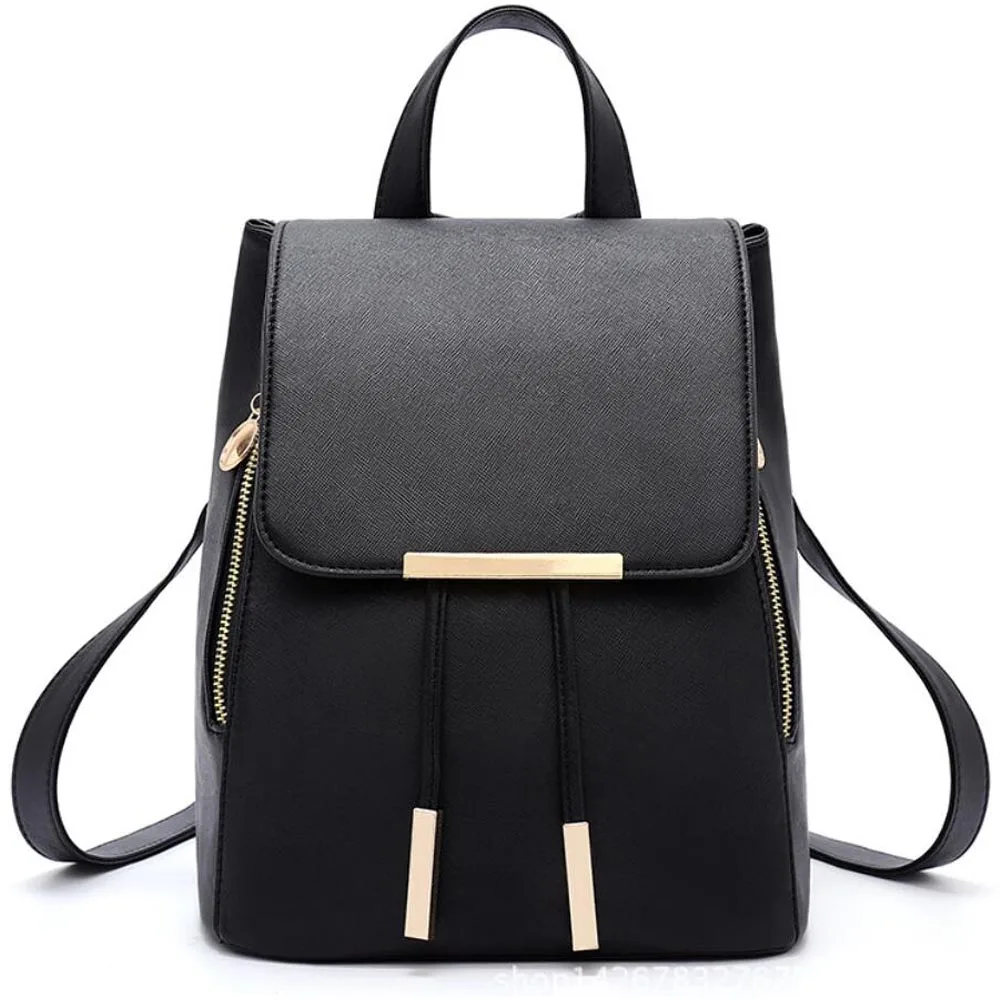 

Casual School Bags Backpack 2019 Women Pu Leather Female Backpacks Teenager School Bags Mochila Feminina Rucksack Mochilas Mujer