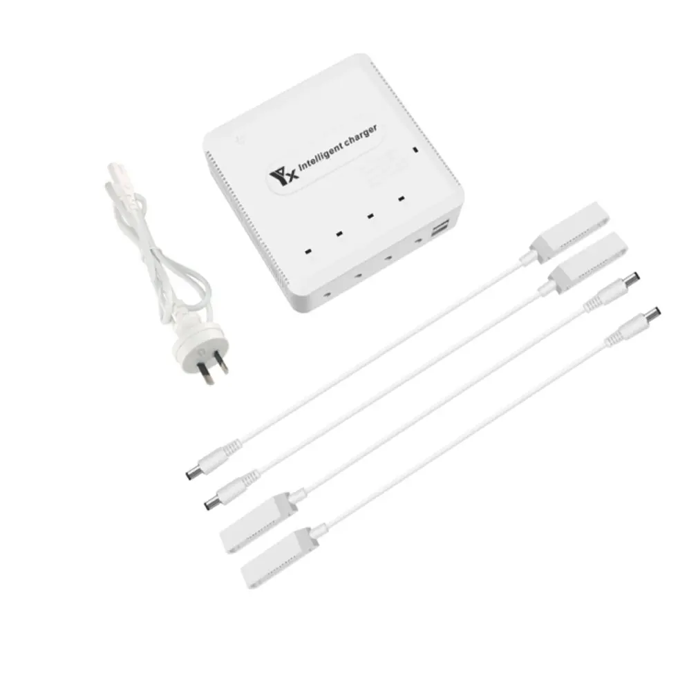 

6-in-1 Multi-charger Hub Intelligent Muiti-charging Batteries with USB Port for FIMI X8 SE RC Drone Battery Charger