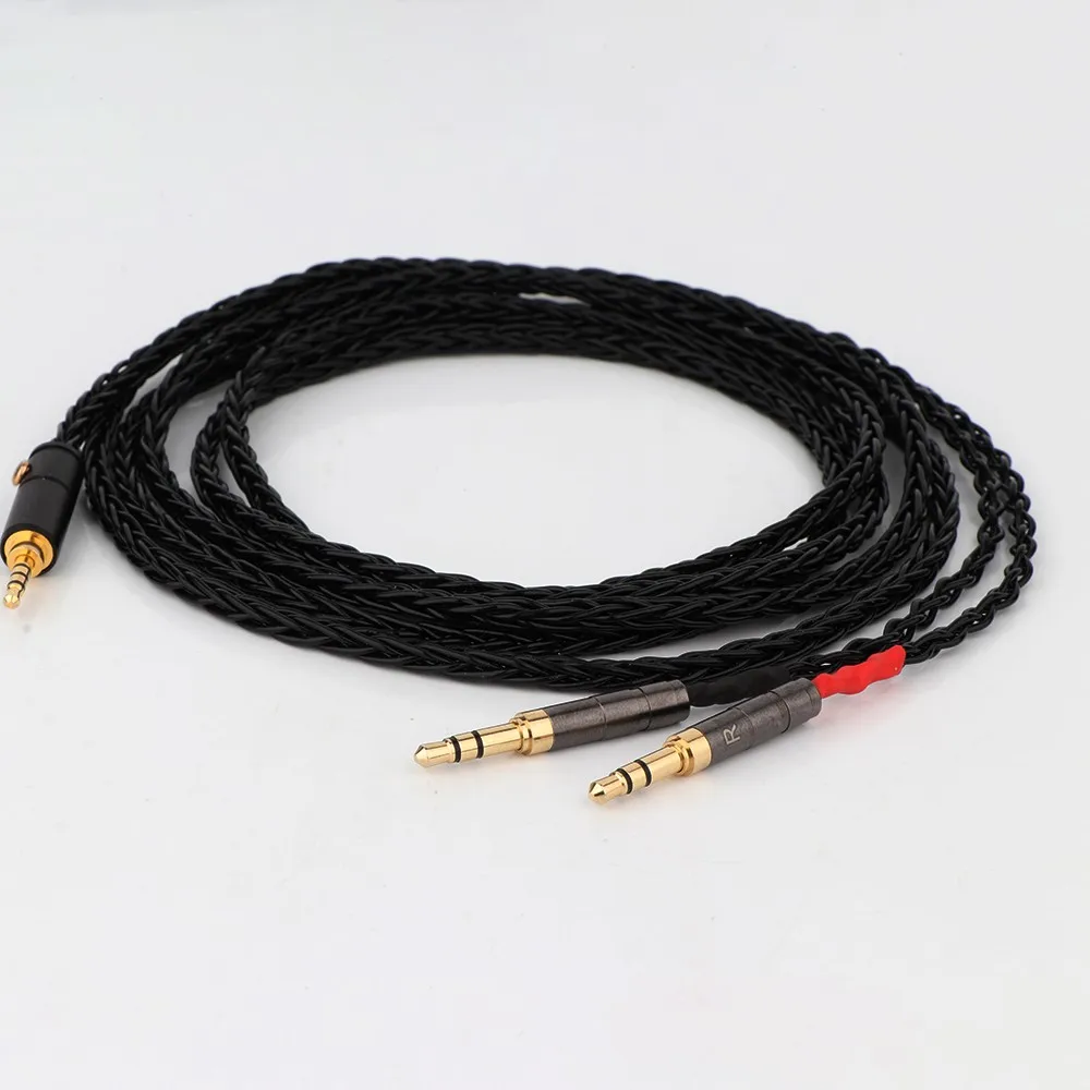 

Hi-Fi посеребренный кабель для наушников для Sundara Aventho, фокусная elegia t1 t5p D7200 D600 D7100