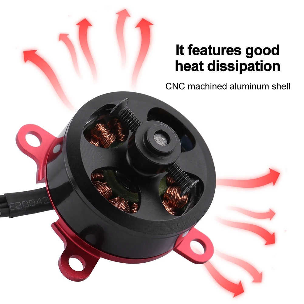 Puseky qx-motor QA2205 1400KV бесщеточный двигатель 2-3S для F3P RC фиксированное крыло самолет