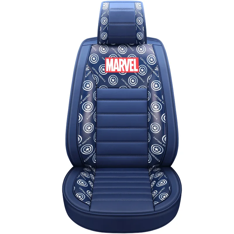 Костюм из мультфильма, специальный дизайн, Человек-паук, американский капитан, мягкая подушка для сиденья автомобиля, игрушка для пяти сидящих автомобилей, подарок