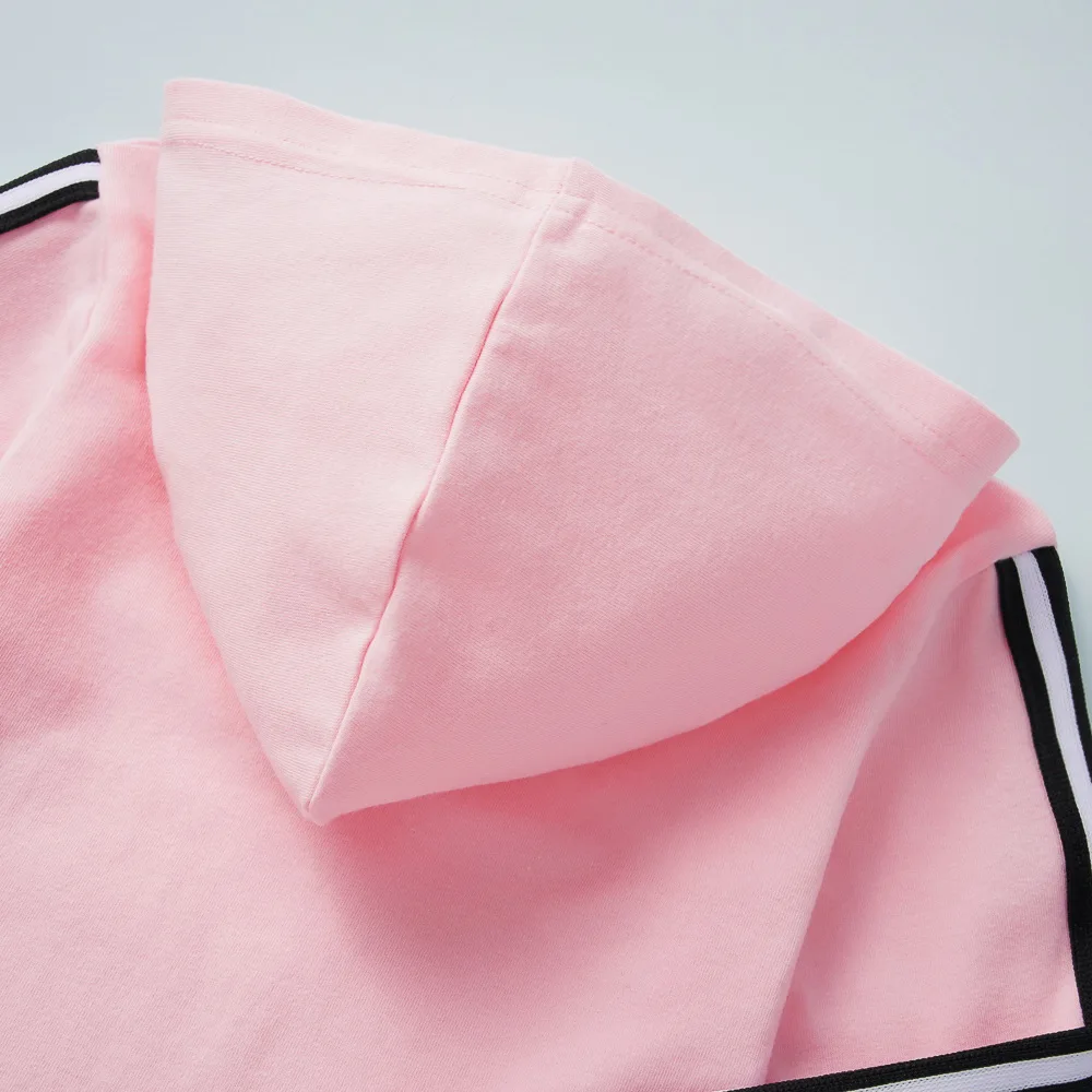 Tanie Ubrania dla dzieci z motywem sportowym dla dziewczynek odzież dziecięca 2 szt. Zestawy bluzy Tees + spodnie sportowe 2 6 lat odzież wiosenna dla dziewczynek D30