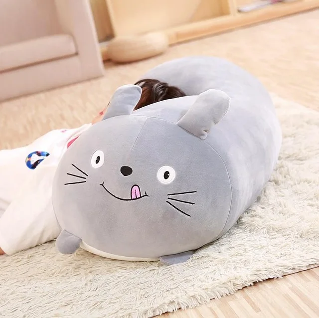 60/90 см гигантские угловая био Подушка японской анимации Sumikko Gurashi плюшевая игрушка мягкие детские Колготки с рисунком для девочек подарок на день Святого Валентина - Цвет: totoro