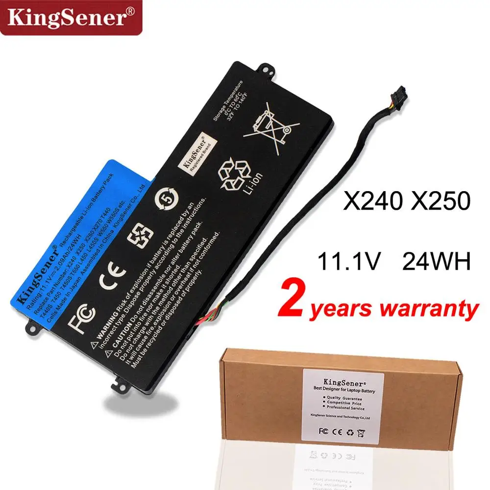 Внутренний аккумулятор KingSener для Lenovo ThinkPad T440 T440S T450 T450S X240 X240S X250 X260 X270 L450 45N1110 45N1111