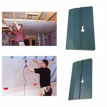 

2pcs Ceiling Positioning Plate Plasterboard Fixing Tool Room Ceiling Sloped Walls Decoration Carpenter Tool Drywall Fitting Tool