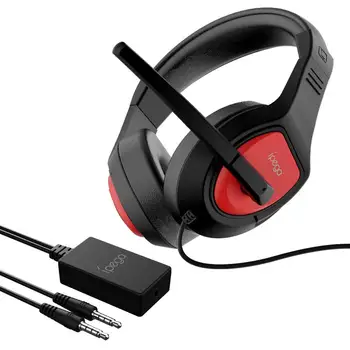 

Gaming Headphones for Switch Console NS Nintend Gamer Earphones with Audio Converter for Xbox PS4 PC Headphones Accessories