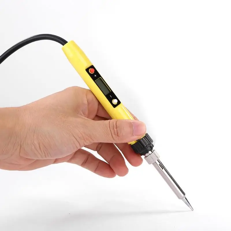 Электрический паяльник ручка 80 Вт ЖК-цифровой Регулируемый контроль температуры паяльное Оловянное оборудование для обслуживания