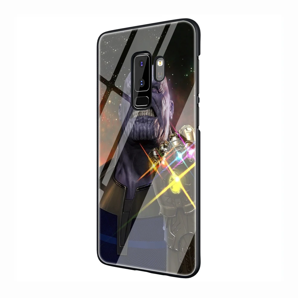 EWAU Мстители танос Marvel закаленное Стекло чехол для телефона для samsung S7 край S8 S9 S10 Note 8, 9, 10, плюс A10 20 30 40 50 60 70 - Цвет: G9