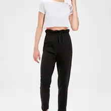 Trendyol Черная мягкая сумка трикотажные спортивные штаны TWOAW20EA0036