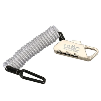 

ABLD-ULAC lock K-2N Mountain Bike U Lock Anti-theft Password Bicycle Locks Cable 4 x1200mm Mini Zinc Alloy Cable Lock