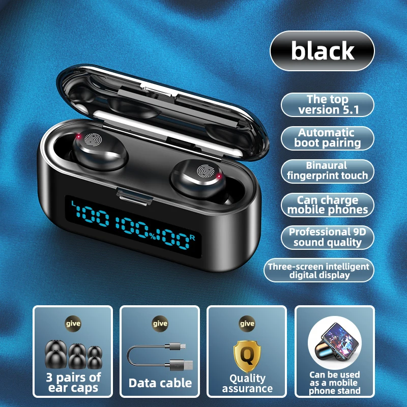 Wireless Bluetooth Headset 5 0 One Pair Of Mini Invisible Small In Ear Sports Running Super Long Standby Universal