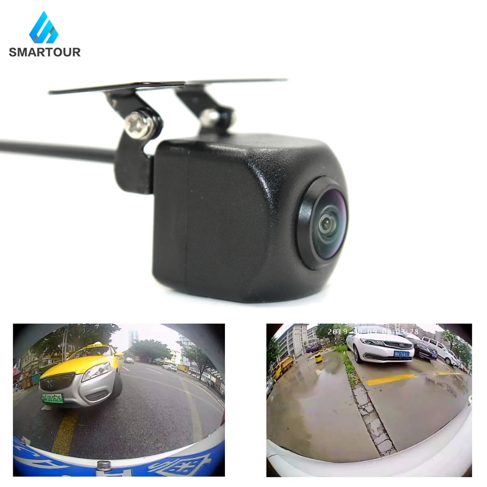 

Smartour car reversing backup camera 1000L CCD HD 180 degree Fisheye Lens Rear Front view wide angle night vision parking assist