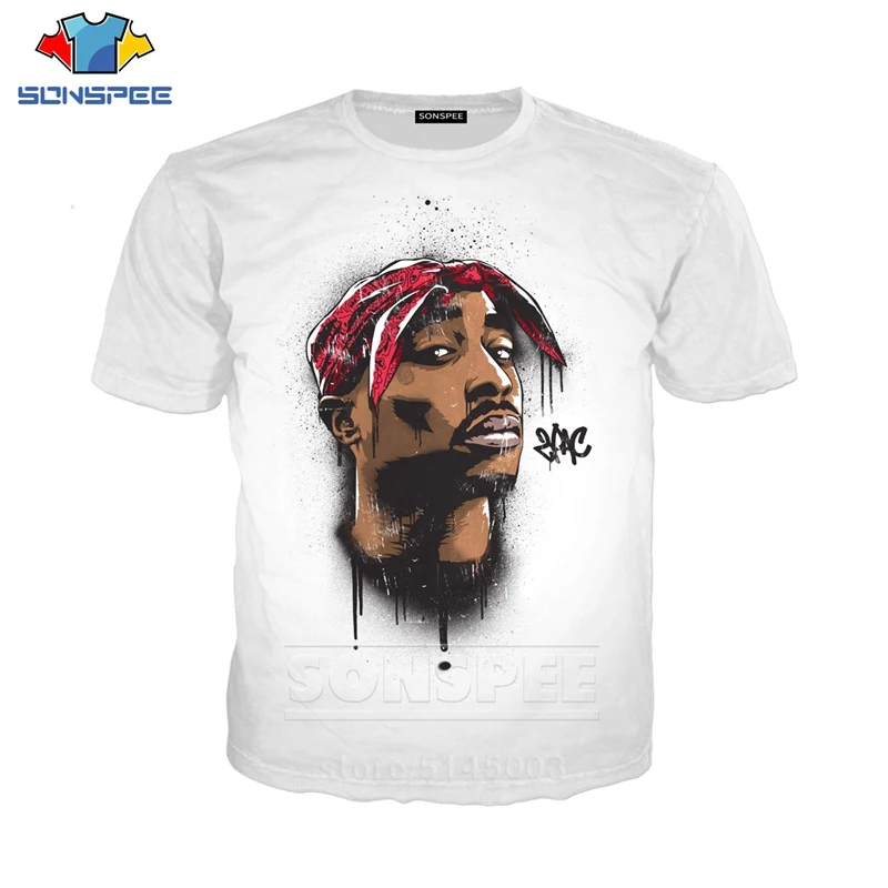 4 2Pac футболка Летняя Новинка для мужчин женщин толстовка 3D принт Рэппер короткий рукав хип хоп уличная топы с круглым вырезом Повседневный пуловер C039-01 - Цвет: 4