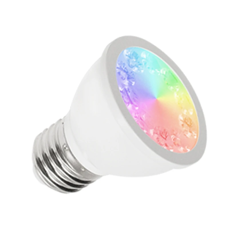 RGB и двойной белый 5 Вт E27 PAR16 светодиодный прожектор RGBW/CW 2700 6500K ная лампа zigbee zll