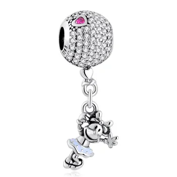 

Floating Mouse Dangle Charm fit Pandora Bracelets Authentic S925 Bead DIY Jewelry