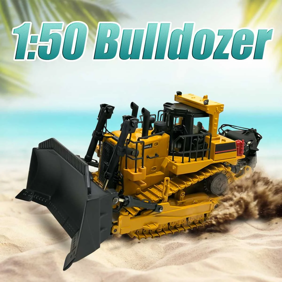 

LBLA 1:50 Simulation Crawler Bulldozer Model Alloy Diecast Tracked Engineering Track Car Collection Metal Toys Gift For Boys Kid