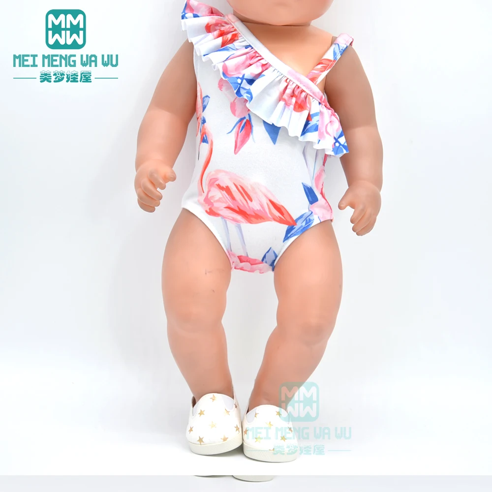 Doll Clothes for 43 cm toy new born doll accessories fashion swimsuit suit, strapless swimsuit