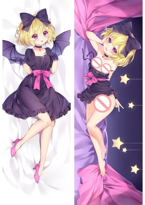 Аниме Tonari no kyuketsuki-san Dakimakura, чехол с персонажами Элли и Софи, чехол для подушки мисс вампир Эри, обнимающий тело, чехол - Цвет: S4