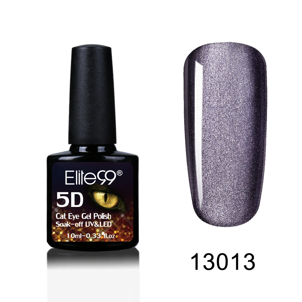 Elite99 дизайн ногтей 5D кошачьи глаза УФ-гель для ногтей Хамелеон Magentic Led гель лак для ногтей нужен магнит палочка Полупостоянный светодиодный гель - Цвет: R-5DHMY13013