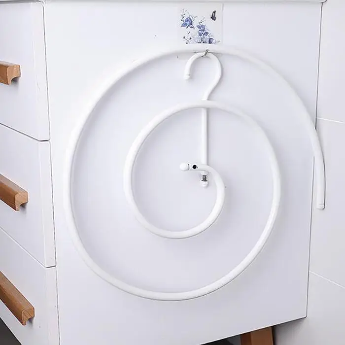 Durable Detachable Home Spiral Quilt Hanger Rotating Drying Hanger 45 x 0.8cm Steel Detachable design Stable spiral quilt hanger
