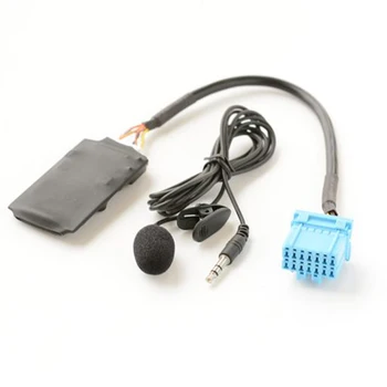 

W/ Microphone Bluetooth Hands Free Interface AUX Adapter Plug and play Black Car