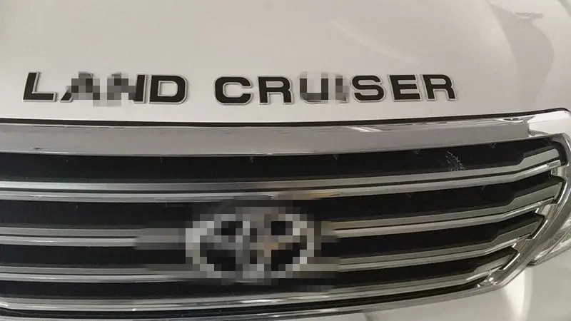 For Toyota Land Cruiser Front Bonnet Emblem Insignia Logo Badge Symbol Car Decal