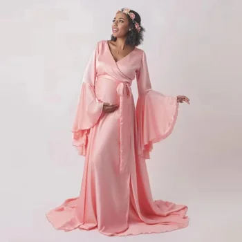 

Pregnancy Dress Photography Props Dresses For Photo Shoot Maxi Gown Dresses Maternity Clothes For Pregnant Women Open Clothes