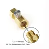 NEW SodaStream CO2 Cylinder Tank Refill Adaptor with Bleed Valve Fit W21.8-14(DIN 477) Or CGA320 Connector ► Photo 2/6