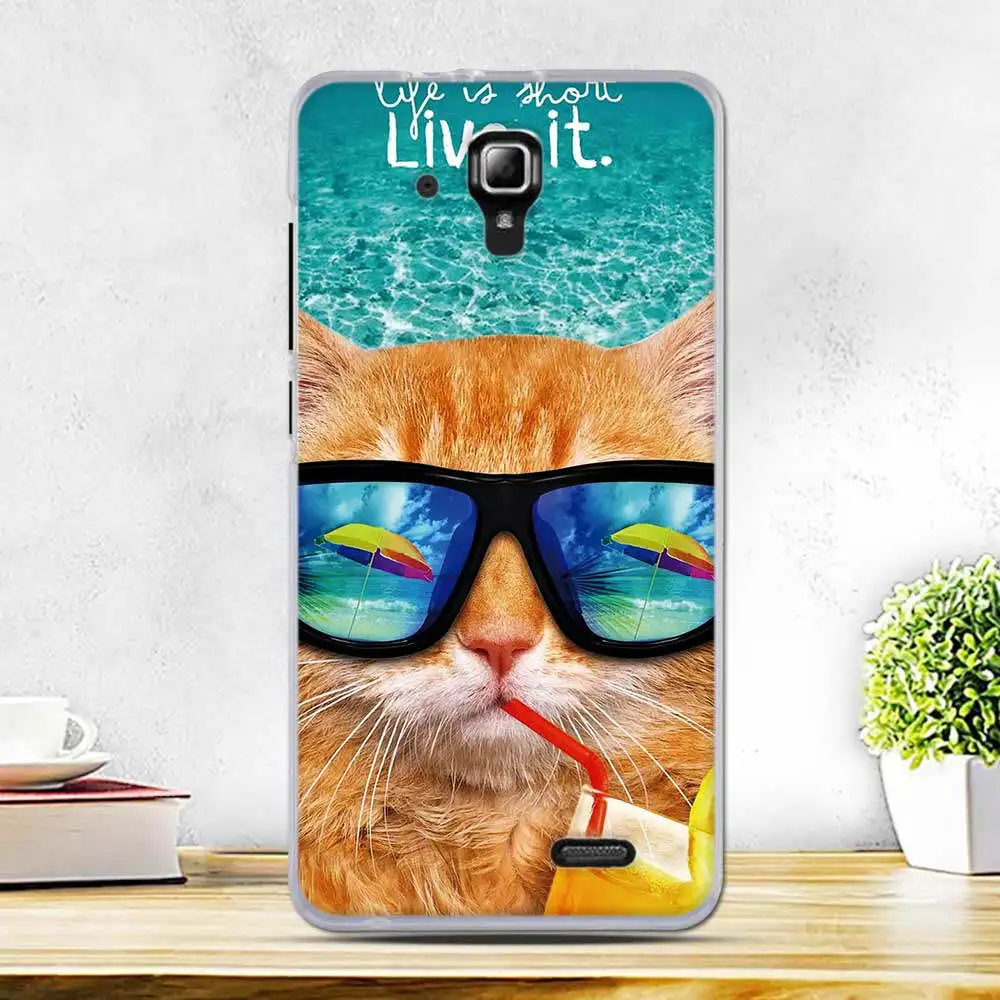 Чехлы для телефонов Lenovo a536 5 0 дюйма мягкий чехол из ТПУ Для A536 A358T A 536 задняя крышка