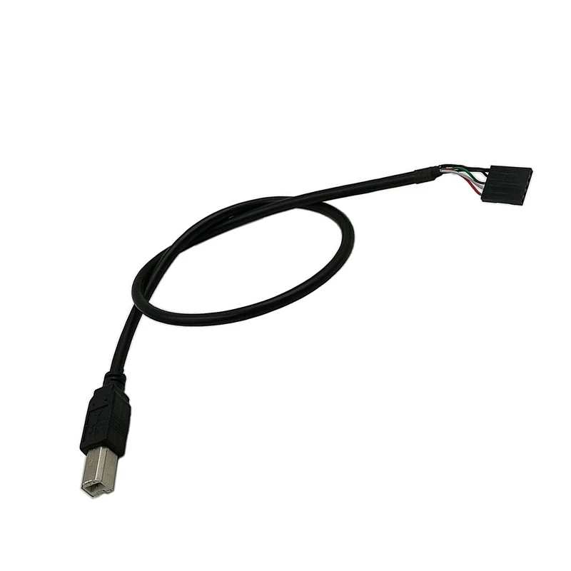 MOOL USB 2,0 type B штекер для Dupont 5 Pin клемма женского типа материнская плата кабель(50 см