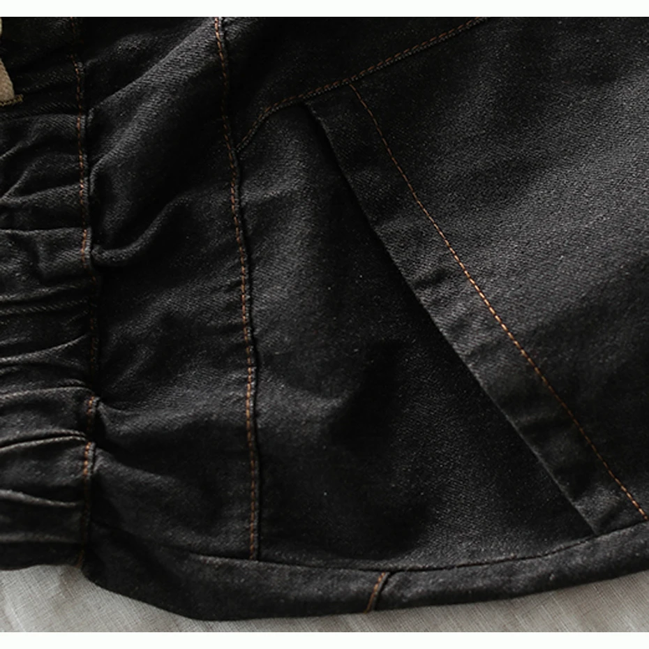 Для женщин большие джинсы джинсовые штаны джоггеры Ретро Винтаж модные повседневные Длинные свободные негабаритных отбеленные для осени AZ40192018