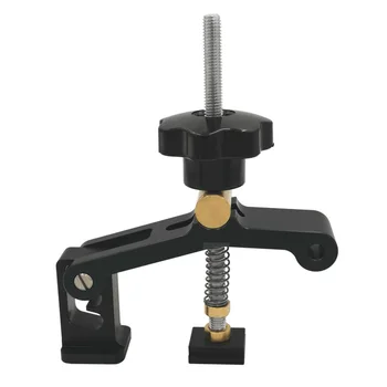 

Handsfree Hold Down Clamp Slide Block DIY Quick Acting Home Universal Tools Non Slip Adujust Foot Aluminum Alloy For Woodworking