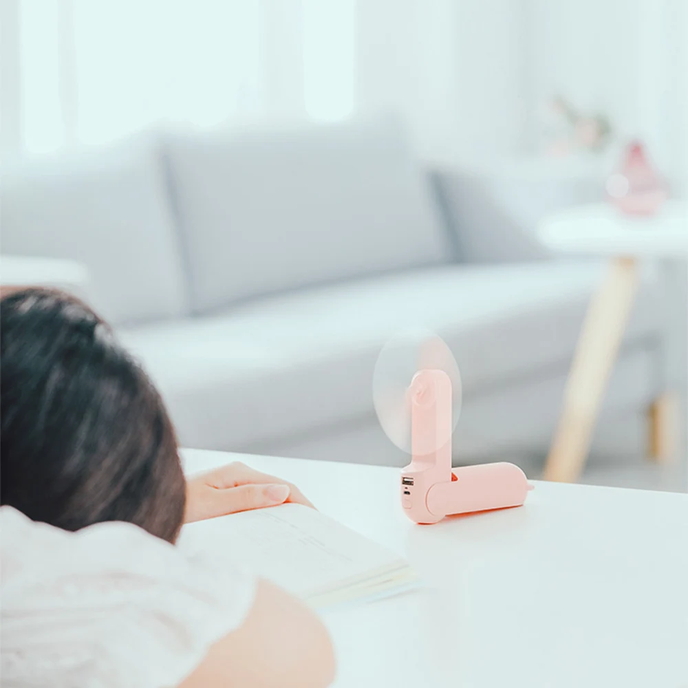 USB карманный складной веер электрический портативный маленький вентилятор креативная маленькая бытовая техника Настольный Электрический вентилятор