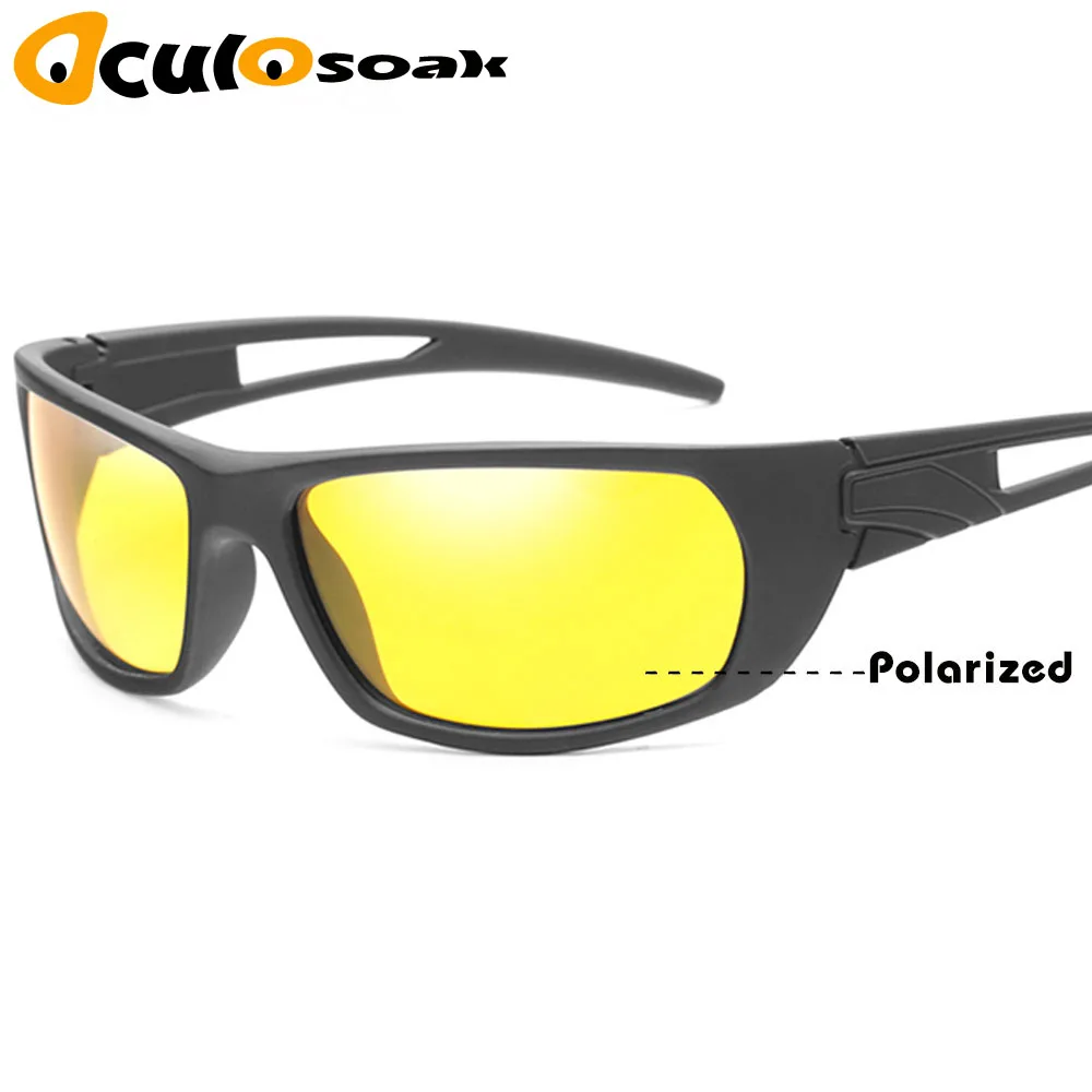 R01 night vision UV400 пластиковые поляризованные солнцезащитные очки для женщин черная оправа овальные поляризованные солнцезащитные очки G062 - Цвет линз: R01 night vision