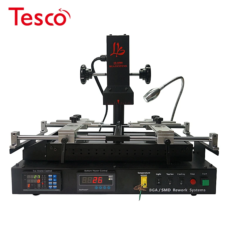 

LY IR8500 IR Infrared BGA Soldering Reballing Kit Rework Station with 23pcs 90MM Game Console Stencil kit
