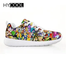 HYCOOL/детская обувь для мальчиков с принтом Dragon Ball Z; кроссовки для спорта на открытом воздухе; обувь для бега; спортивная обувь для ходьбы; Enfant